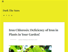 Tablet Screenshot of darkthesuns.com